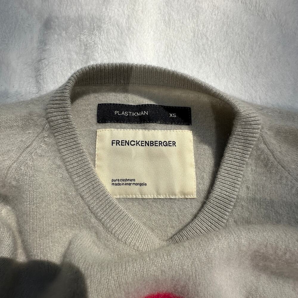 Frenckenberger x Richie Hawtin Plastikman Boyfriend Sweater Sz XS 100% Cashmere - Picture 8 of 16